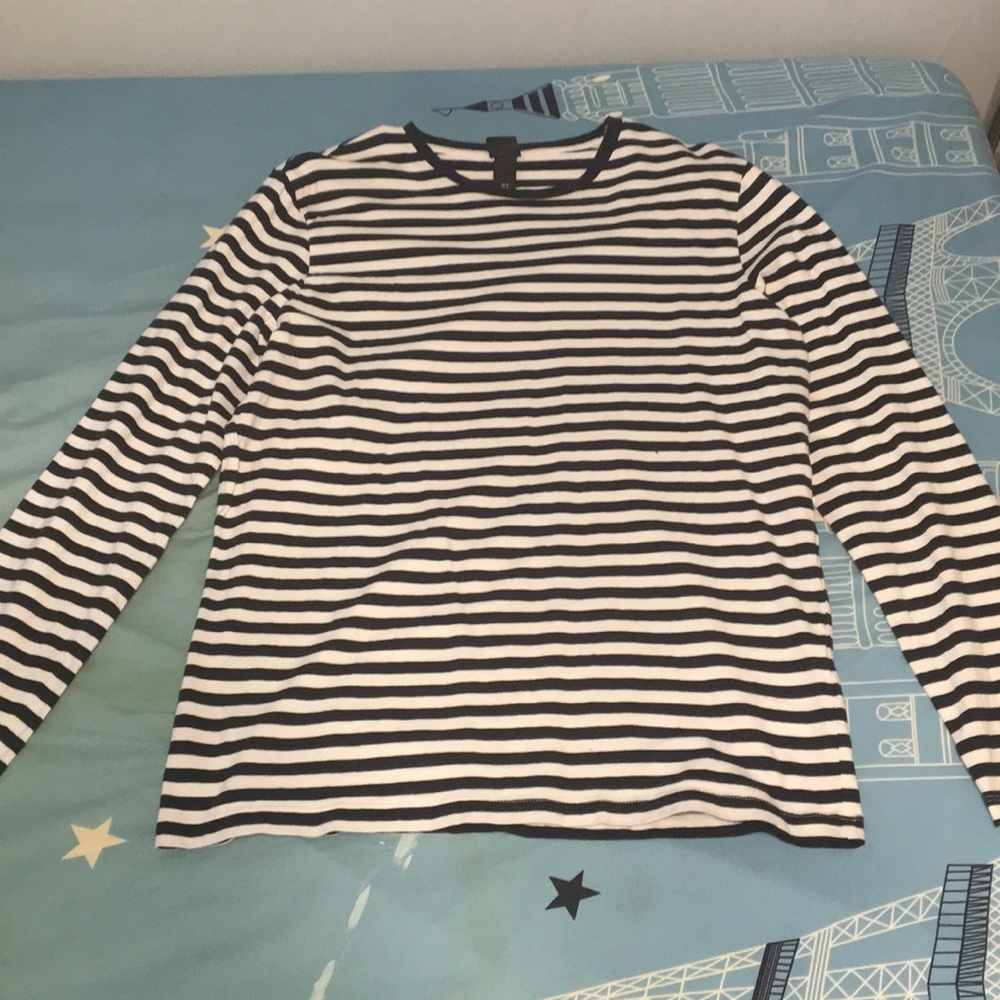 H&M Striped Black/White Longsleeve